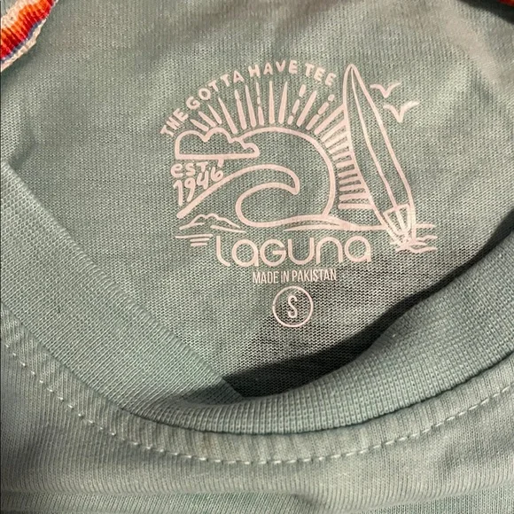 Izod Men's Teal Short Sleeve Tee - Picture 2 of 4